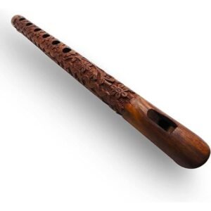 Mouth Woodwind Flute Wooden Traditional Hand Carved