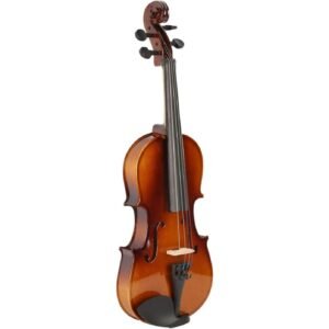 1/2 Acoustic Violin with Case Bow Rosin Natural