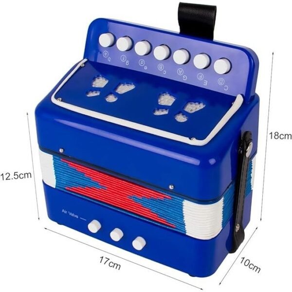 Button Accordion, Horse 10 Keys Control Kids Accordion Musical Instruments for Kids - Image 2