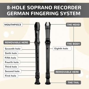 Soprano Recorder Instrument for Beginners Kids Student